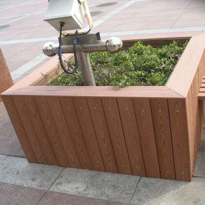 178272 Home and garden synthetic wood plastic planter box