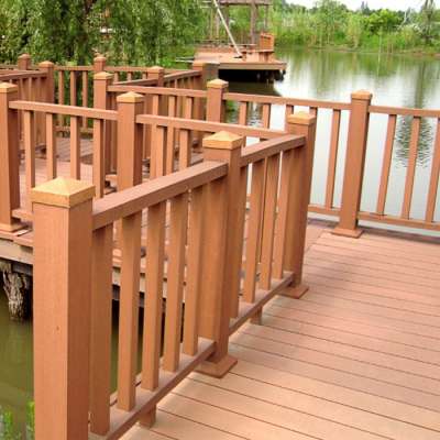 17939 garden composite wood plastic stage handrail