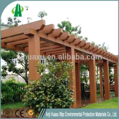 20178253 waterproof composite wood cheap price wpc pergola