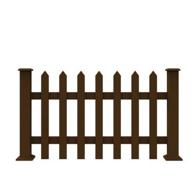 High quality outdoor garden decoration, anti-UV waterproof and easy to install wpc composite fence