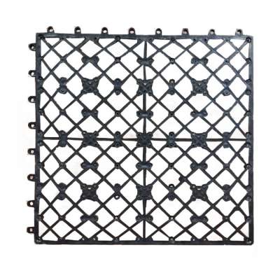 high quality diy tile plastic base interlocking decorative